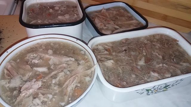 Я приготовила холодец.Видео № 41 смотреть онлайн