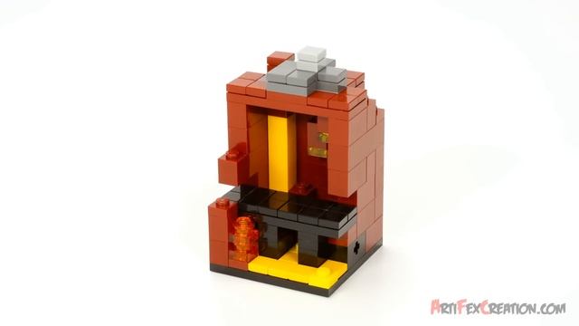 Lego Minecraft Micro World The NETHER 21106 Stop Motion Build Review