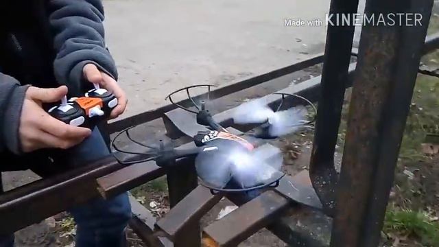 Проверка удачного квадрокоптера! 😇😇😇(JJRC H33) смотреть онлайн