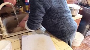 Забой ощип и потрашение гуся.