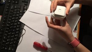 Выключатель Пралеска одноклавишный со световой индикацией