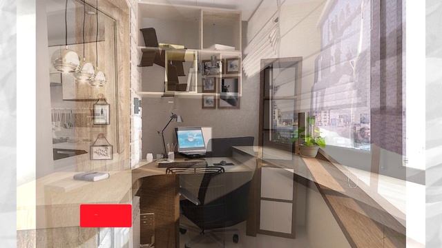 Как ОФОРМИТЬ небольшой по размерам БАЛКОН под Рабочий Кабинет. ТРЕНДЫ Тенденции интерьера 2020-2021 смотреть онлайн