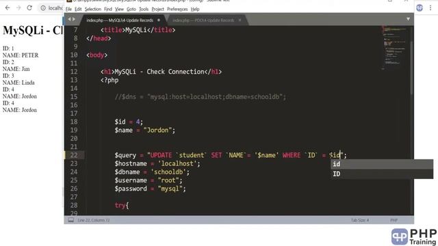 Full stack web developer course | lesson - 19 | (Part-5) | MySQL with MySqli смотреть онлайн