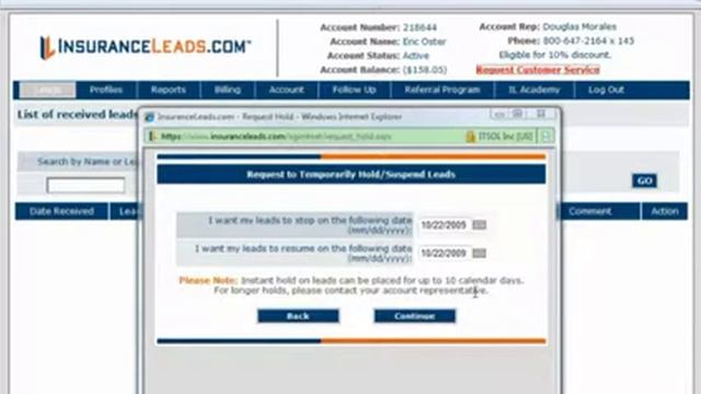 InsuranceLeads.com Webcast Section 6: Part 1 - How to Use the Insurance Leads Management System смотреть онлайн