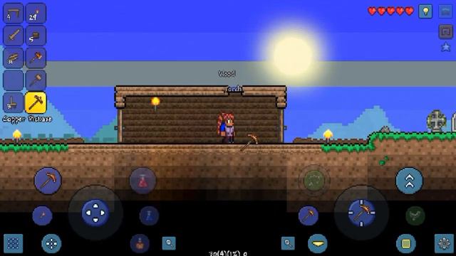 How to make a house for NPC on Terraria 1.3 Mobile смотреть онлайн