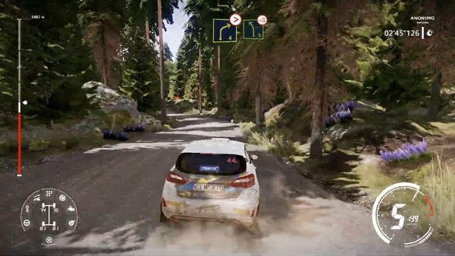 WRC 9 FIA World Rally Championship - Ford Fiesta R2 - Ouninpohja - Gameplay смотреть онлайн