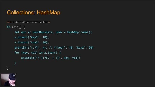 6 Коллекции, массивы, slices, vecs, hashmaps, btree, etc (Курс Rust на NEAR) смотреть онлайн