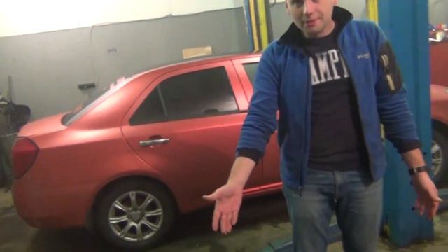 Geely MK - замена сайлентблоков в переднем рычаге.