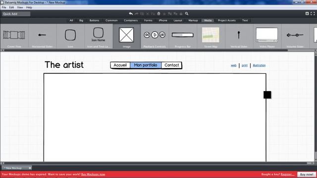 Créer un webdesign avec Balsamiq Mockup смотреть онлайн