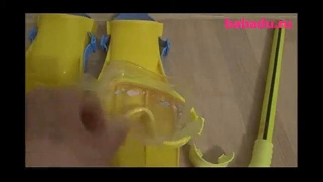 Маска с трубкой, ласты 3-10 лет INTEX 55953 смотреть онлайн