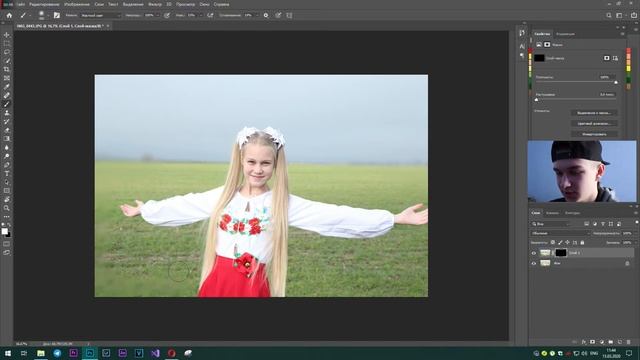 Как размыть фон в фотошопе? смотреть онлайн