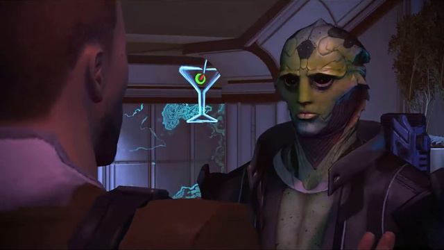 ME2 Thane and Shepard meet Mouse on Citadel смотреть онлайн