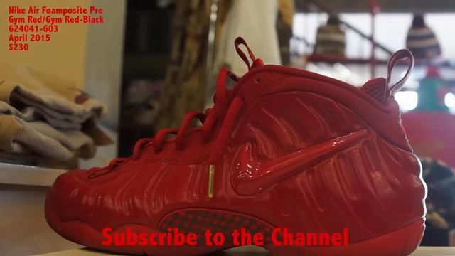 Nike Air Foamposite Pro “Gym Red” смотреть онлайн