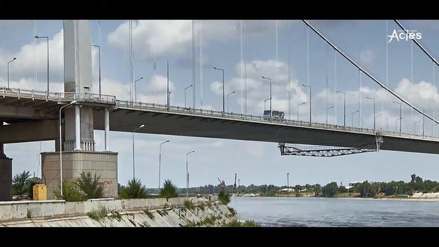 Мост через Иртыш. Таймлапс смотреть онлайн