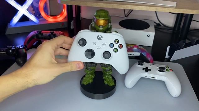 Halo Infinite фигурка Master Chief - держатель для геймпада от Cable Guys смотреть онлайн