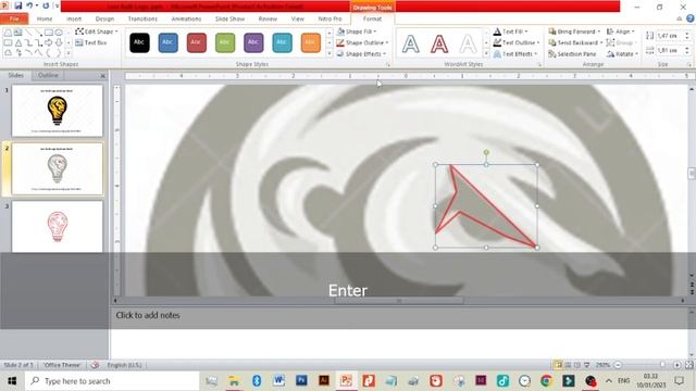 Lion Bulb Logo Design using Shape Freeform | PowerPoint Vector Tracing | @Estiaan Keuler смотреть онлайн