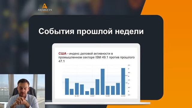 «Правильный понедельник» с Артемом Деевым 05.02.2024 | AMarkets смотреть онлайн