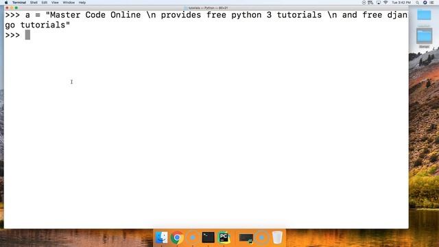 Python 3.7: Splitlines String Method смотреть онлайн