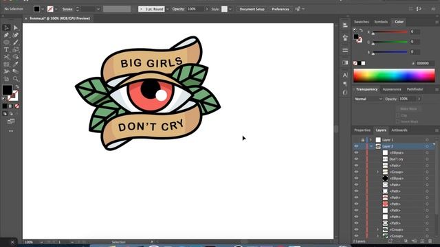 Рисуем стикеры в Adobe Illustrator | уроки для новичков смотреть онлайн