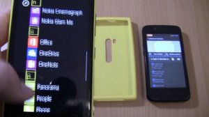 Incoming  & Outgoing call at the Same Time  Nokia Lumia 920  + Fly IQ440