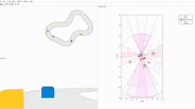 Tracking constant velocity obstacles for Autonomous vehicles in MATLAB смотреть онлайн