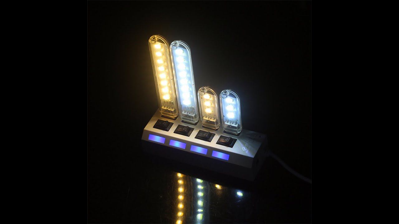 USB лампа 3 LEDS USB SMD 5730 смотреть онлайн