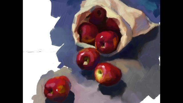Adobe Fresco Still life painting with iPad Pro #4 смотреть онлайн