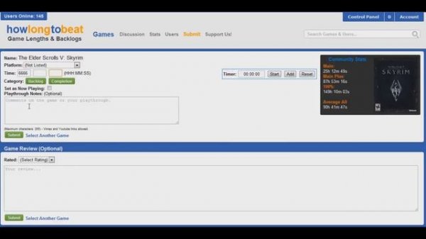 How Long To Beat.com [WEBSITE SHOWCASE]