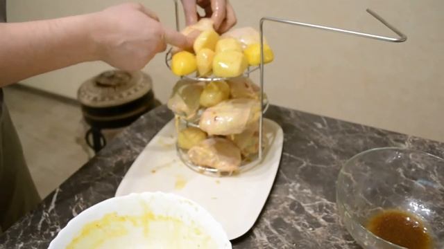 Тандыр электрический приготовление куриных бедрышек смотреть онлайн