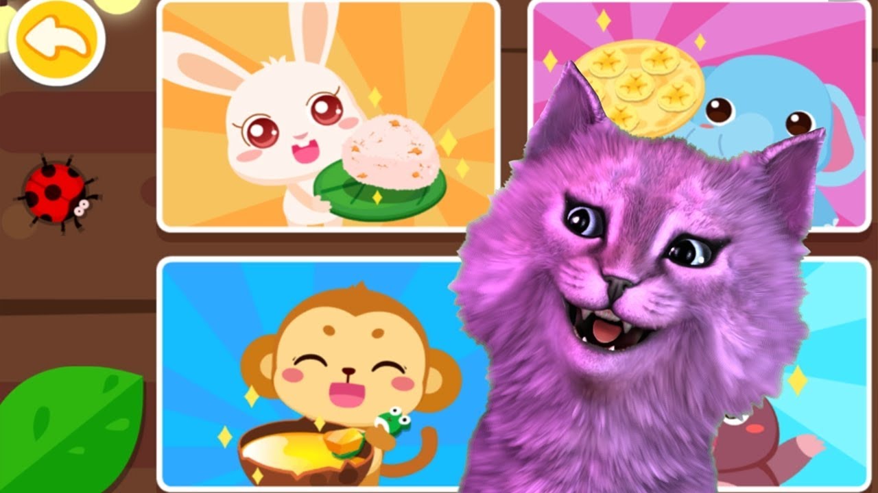 ЛЕСНОЙ ПИР МАЛЫША ПАНДЫ ИГРА для ДЕТЕЙ говорящий КОТЕНОК АБИ играет ДЕТСКИЙ ЛЕТСПЛЕЙ 3 #101 смотреть онлайн