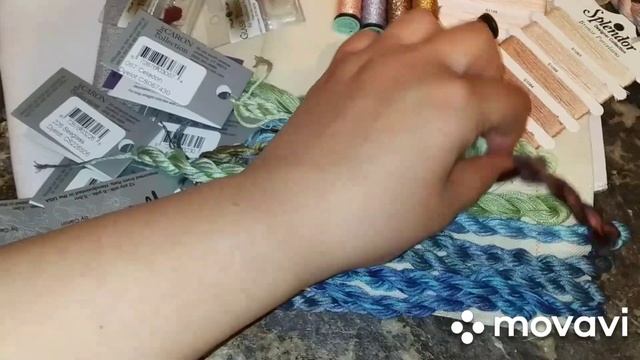 Вышивка крестом. Долгожданная посылка с калейдоскопа!!! смотреть онлайн