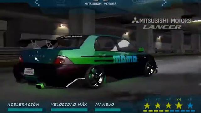 Mis coches en NFS Underground 1 смотреть онлайн