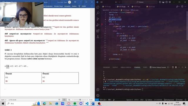 While Loop Soru Çözümü 2 | BLM1001 Python Lab3 смотреть онлайн