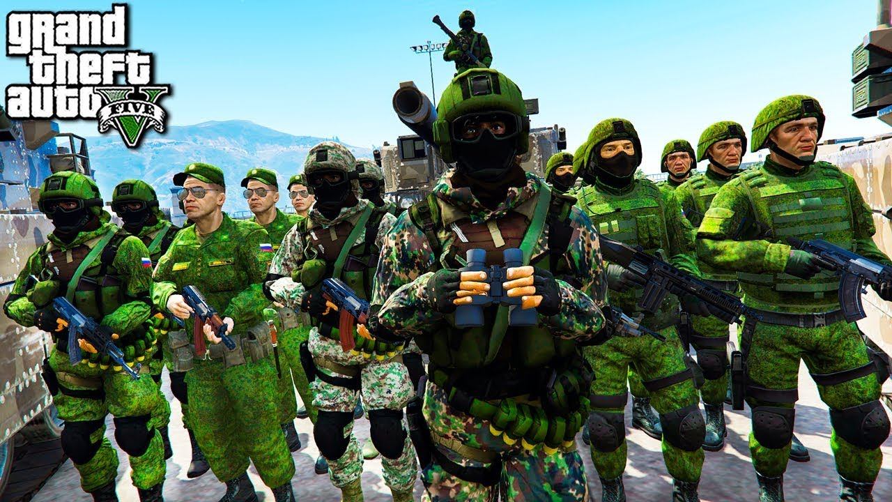РУССКИЕ ВОЕННЫЕ ЗАХВАТИЛИ СЕКРЕТНОЕ ОРУЖИЕ В ГТА 5 МОДЫ! ОБЗОР МОДА В GTA 5! ВИДЕО ГТА MODS смотреть онлайн