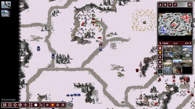 OpenRA, Red Alert, Russian, Skirmish Mode, Siberian Pass