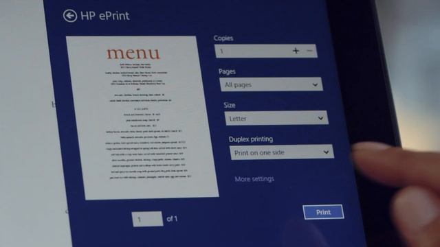 Bistro | HP Mobile Print Accessory | HP смотреть онлайн