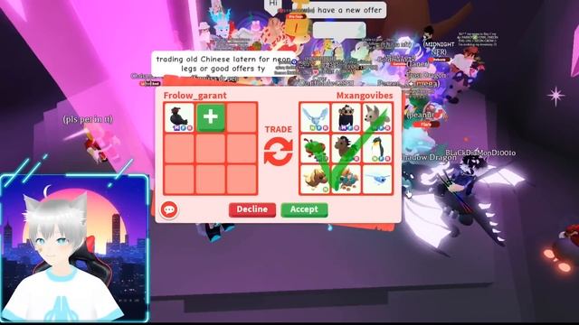 ТРЕЙДЫ МЕГА ЧЕРНОГРУДОГО ФАЗАНА В АДОПТ МИ ЧТО ДАЮТ ЗА ЧЕРНОГО ФАЗАНА ADOPT ME TRADE BLACK PHEASANT смотреть онлайн