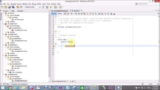 How to create connection with derby Database using Netbean смотреть онлайн