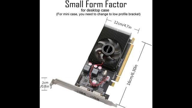 SAPLOS Radeon HD 6570 Computer Graphics Card, 1G, DDR3, 64 Bit, 2 x HDMI, Video Card смотреть онлайн
