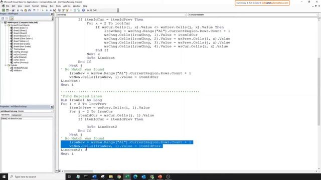 Excel VBA: Comparing Before & After Data [Dynamic Code - Will work on any dataset] смотреть онлайн