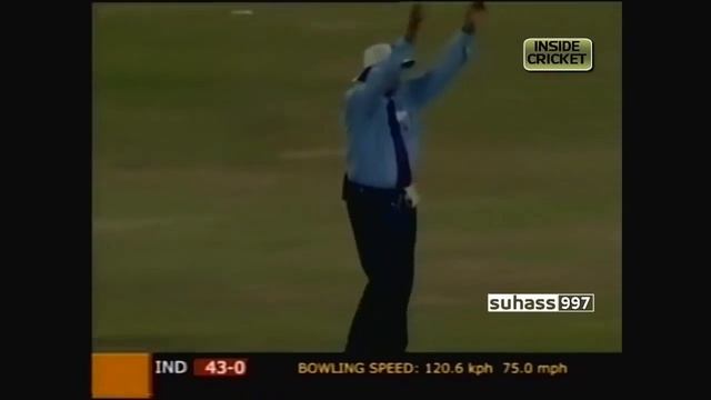 Sehwag destroys Sri lanka - 26 runs in an over. 4,4,6,4,4,4(Extended) смотреть онлайн