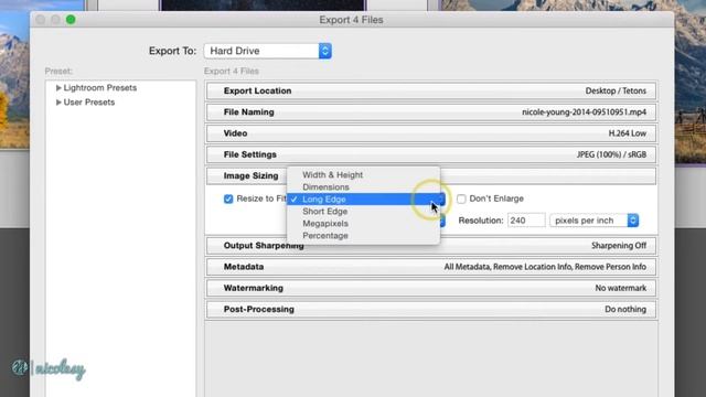Setting image size while exporting in Lightroom Classic смотреть онлайн