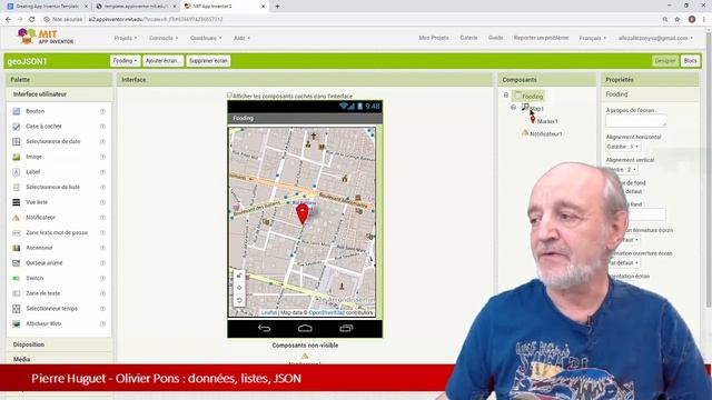 w4 1b JSON : geoJSON et données localisées, visualisation sur une carte смотреть онлайн