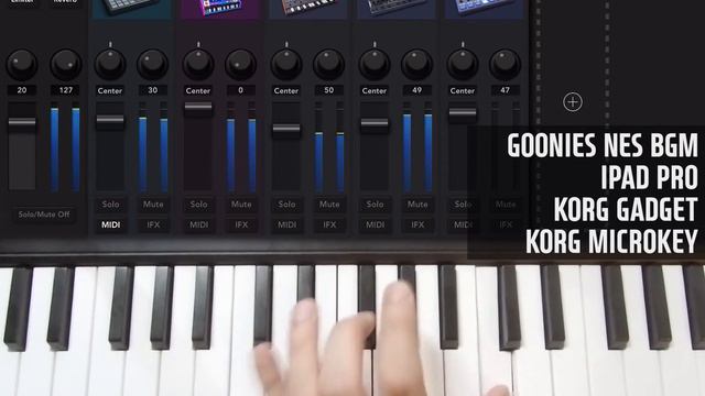 Goonies NES Game BGM, iPad Pro, Korg Gadget2, MicroKey Air 49 смотреть онлайн