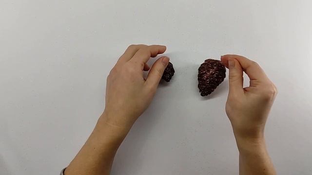 Новогоднее украшение на елку /// DIY Шишка из фоамирана /// Супер просто!!! смотреть онлайн