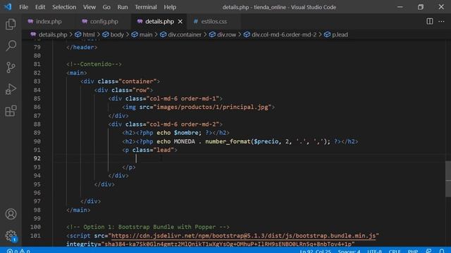 4. Tienda Online - Detalles del producto смотреть онлайн
