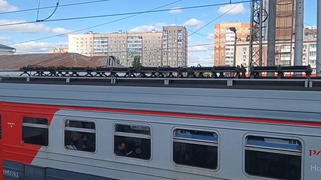 Электропоезда ЭД4М-0268 с сообщением Москва(Курский Вокзал)-Электрогорск,ЭД4М-0303 "Эл-Горск-Москва смотреть онлайн