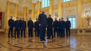 Хор Сретенского монастыря  "Поклонимся великим тем годам". Солист – Михаил Миллер.