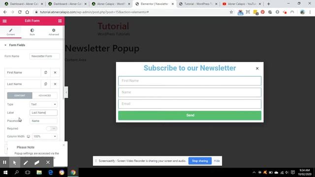 How to add Popup Form in Elementor on Page Load смотреть онлайн