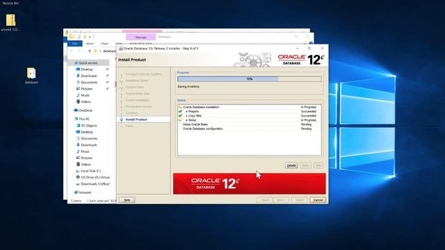 Install oracle database 12c on windows смотреть онлайн